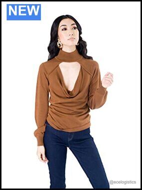 Lightweight Turtle Neck Keyhole Pullover Sweater